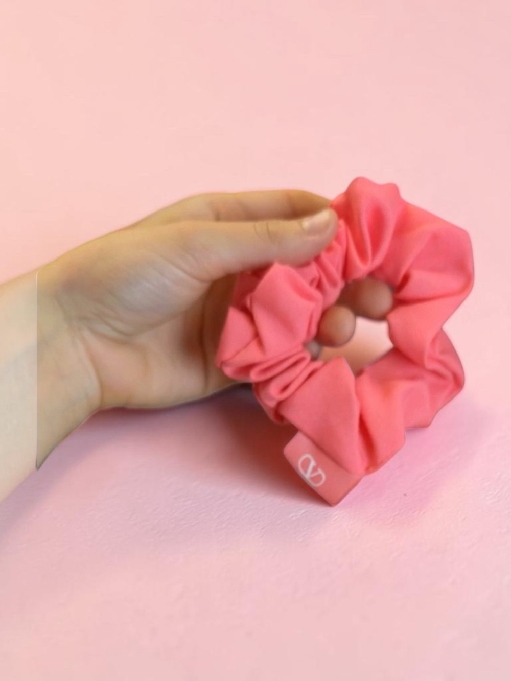 Valentino Beauty Pink Hair Scrunchie 🎀 BNIB